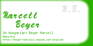 marcell beyer business card